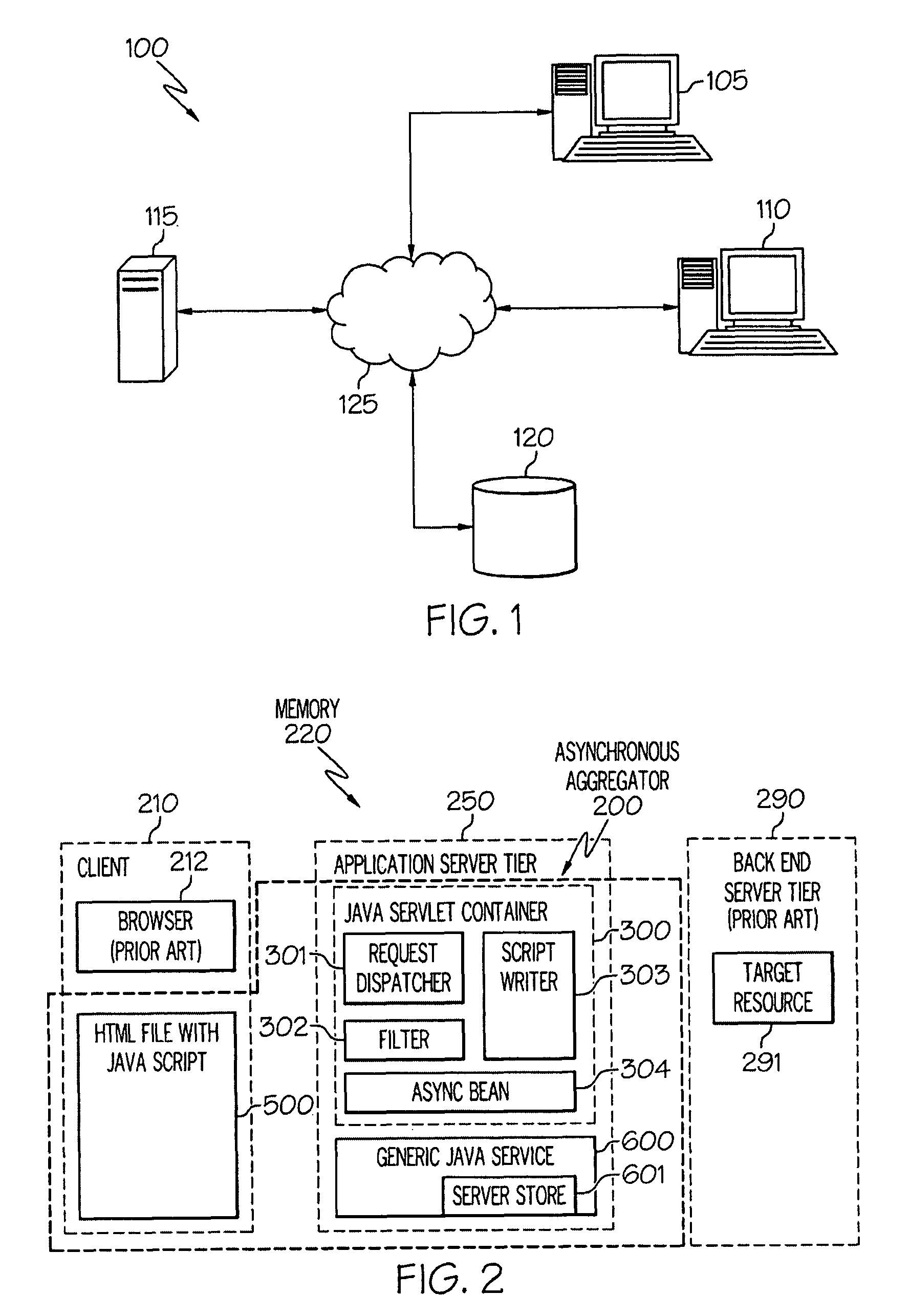 Method and apparatus for client-side aggregation of asynchronous fragmented requests