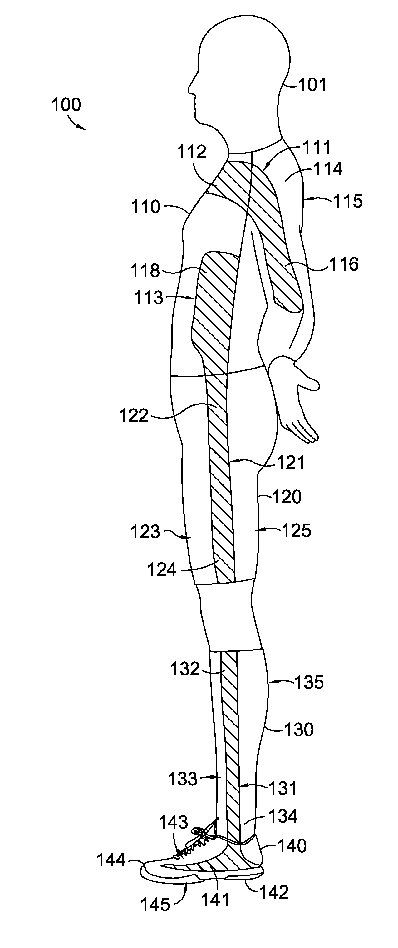 Sports Garments With Enhanced Visual And/Or Moisture Management Properties