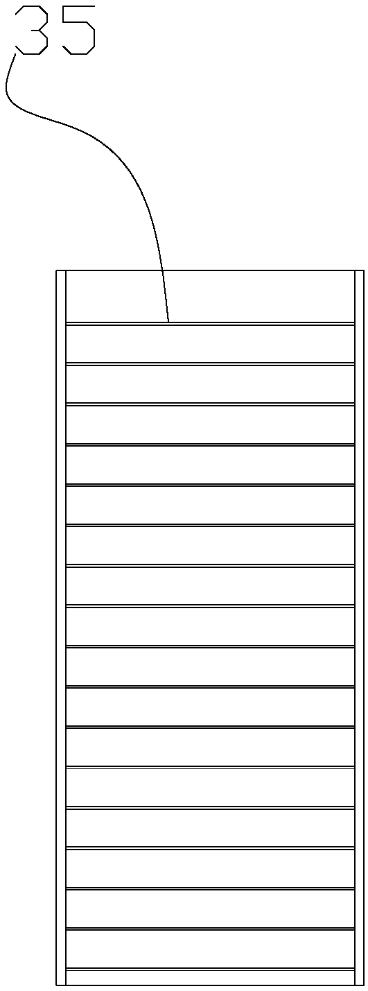 Drying device for producing flaky gelatin