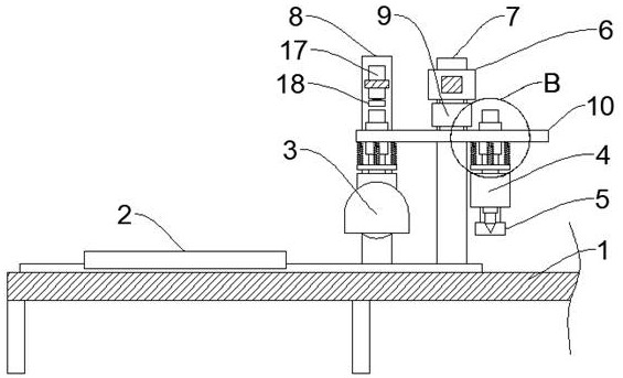 Multi-station stone plate online machining system