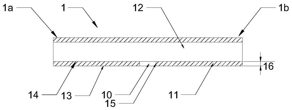 Connecting tube for stethoscope and ear hook rubber tube connecting assembly