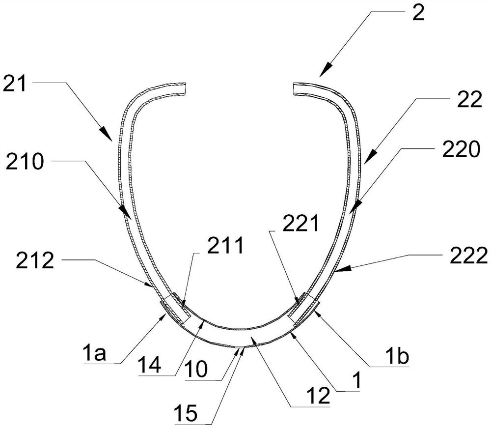 Connecting tube for stethoscope and ear hook rubber tube connecting assembly