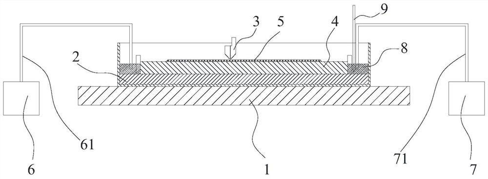 Tube plate surfacing welding machine and its anti-deformation device, surfacing welding method