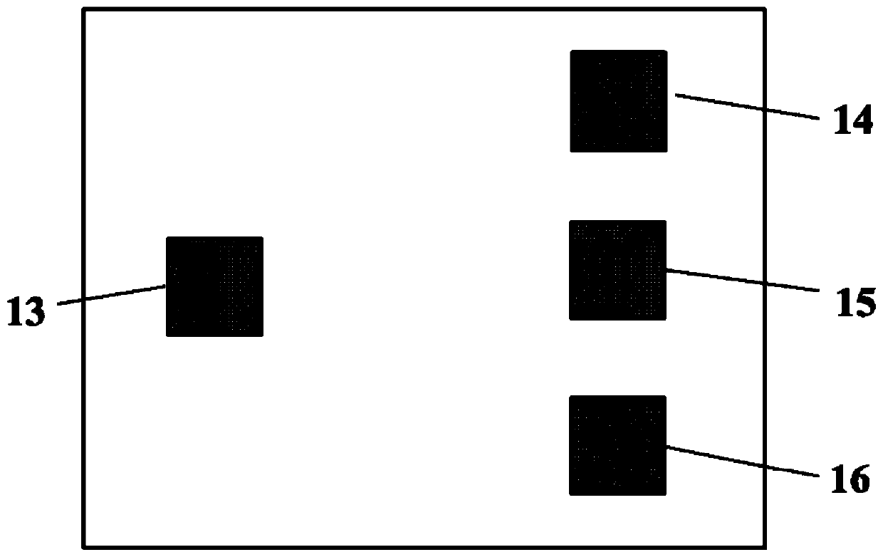 Inverted Micro LED full-color quantum dot chip and preparation method and application thereof