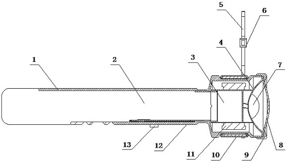 Energy storage handle for reducing fat of skipping rope