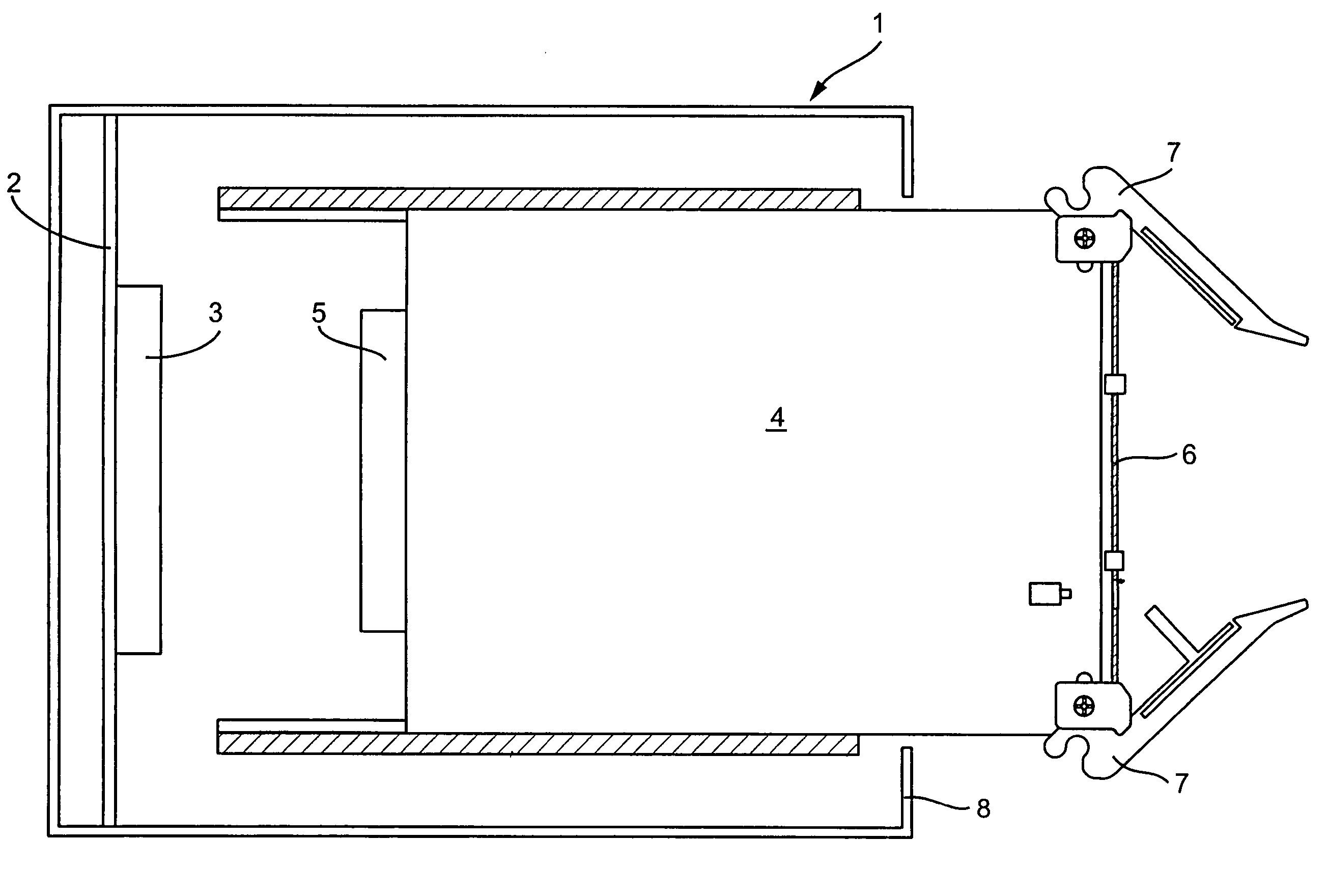 Circuit board with lever-latch handle