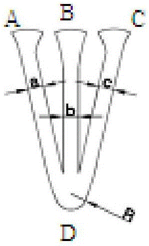 Tri-channel asynchronous drafting, clustering and spinning device, colored spun yarn three-primary-color mixing effect regulation and control device and mixed color section colored yarn