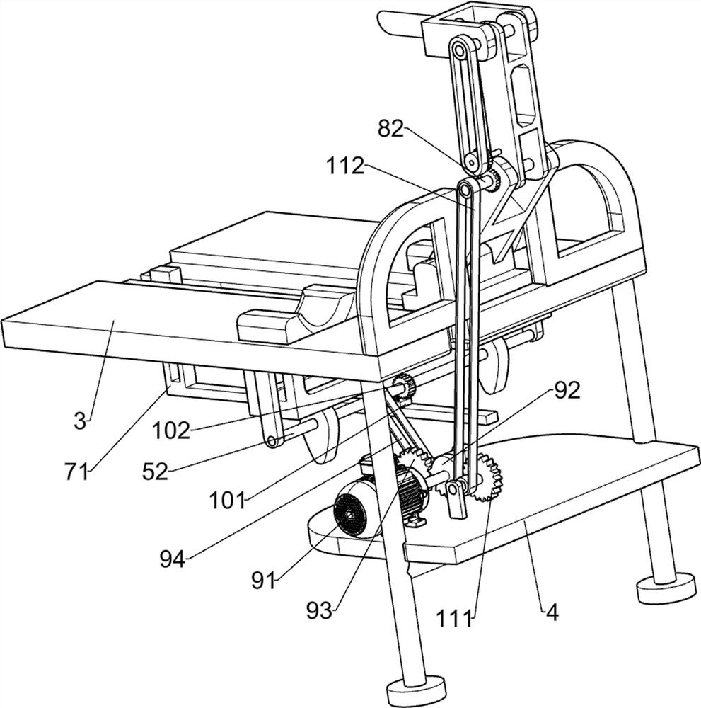 Special bed for gynecological examination