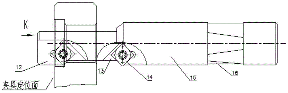 A device and method for front and back chamfering processing of porous parts