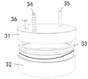 Detecting device for air filter