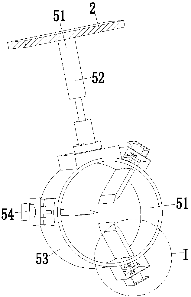 High-efficiency stripping device for insulator of electric power communication cable conductor