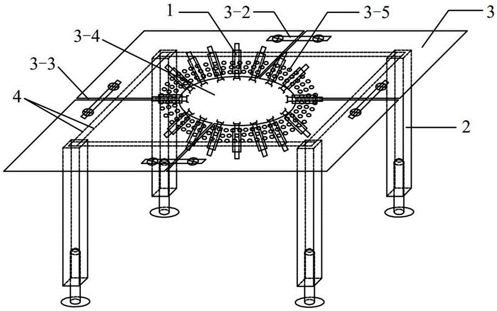 Thoracic contour data acquisition device for electrical impedance tomography of human thoracic cavity