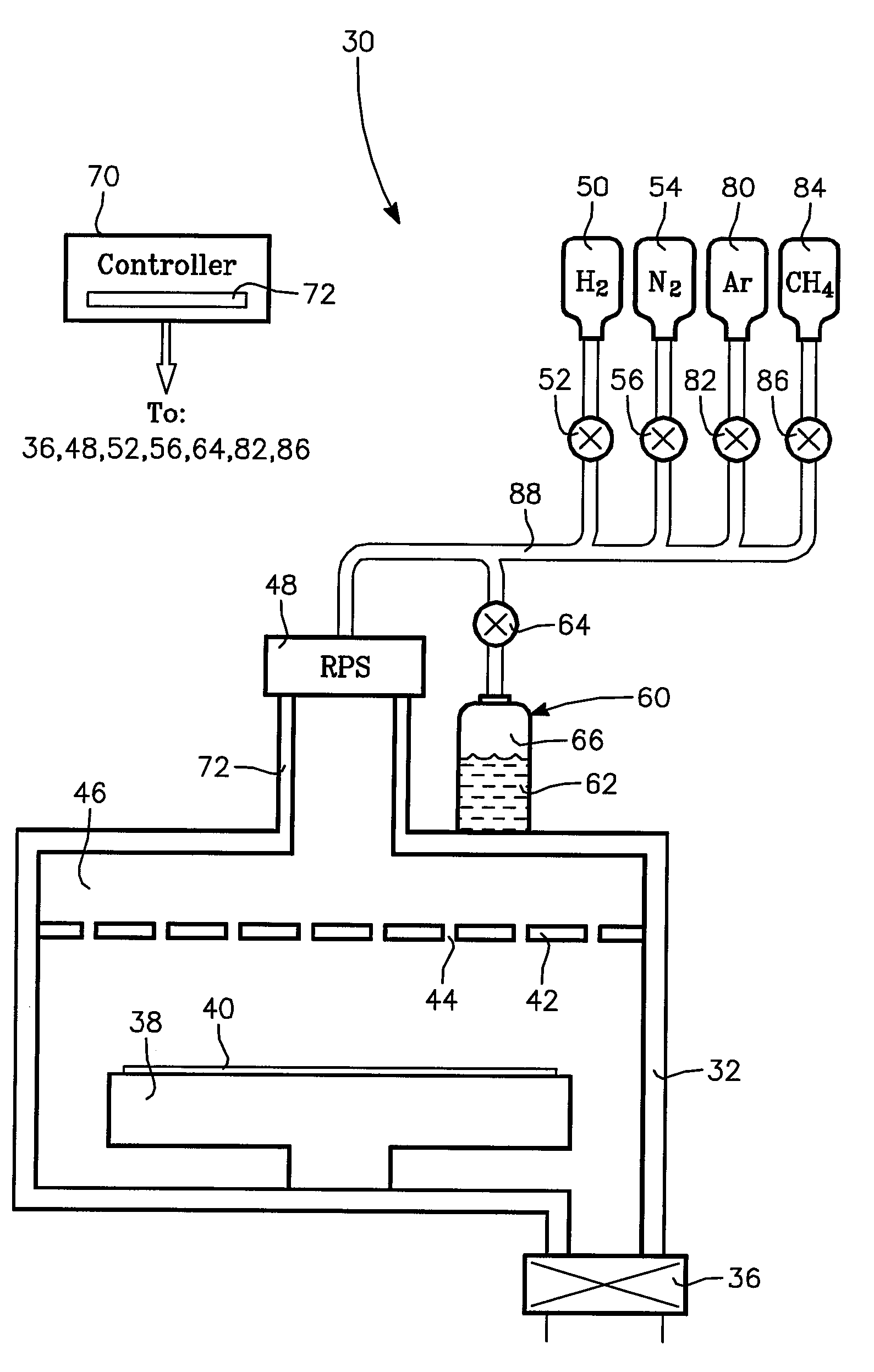 Hydrogen ashing enhanced with water vapor and diluent gas