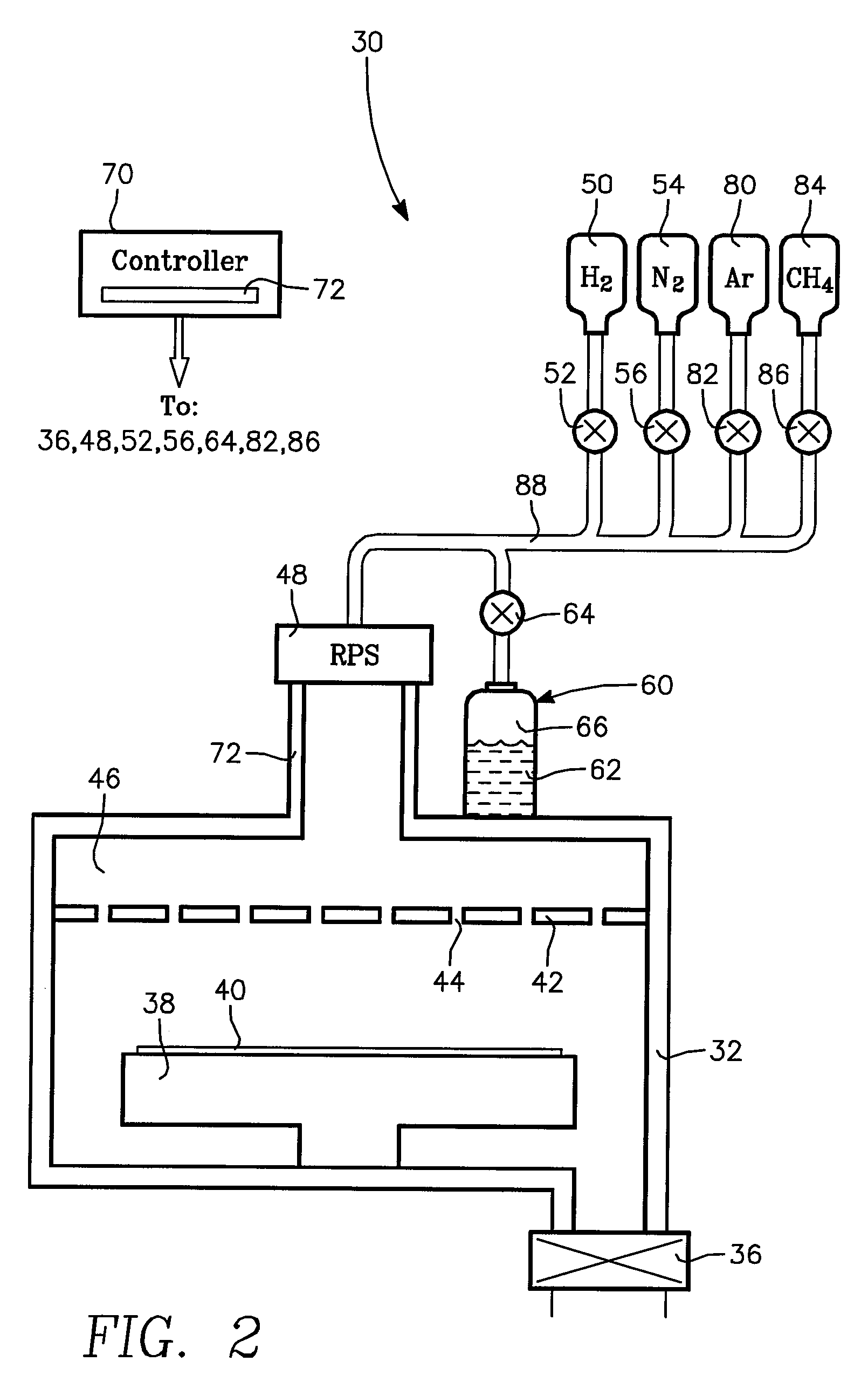 Hydrogen ashing enhanced with water vapor and diluent gas