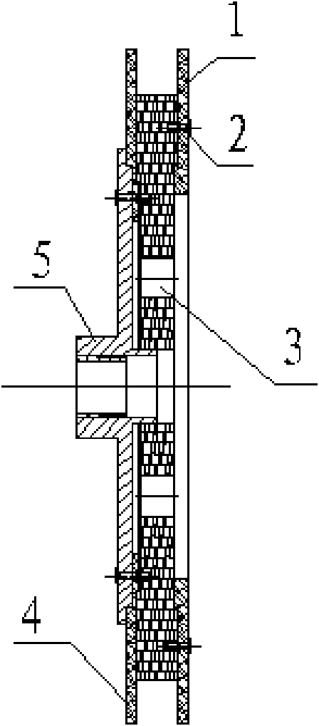 Process and tool for winding electromagnetic brake coil of boring winch