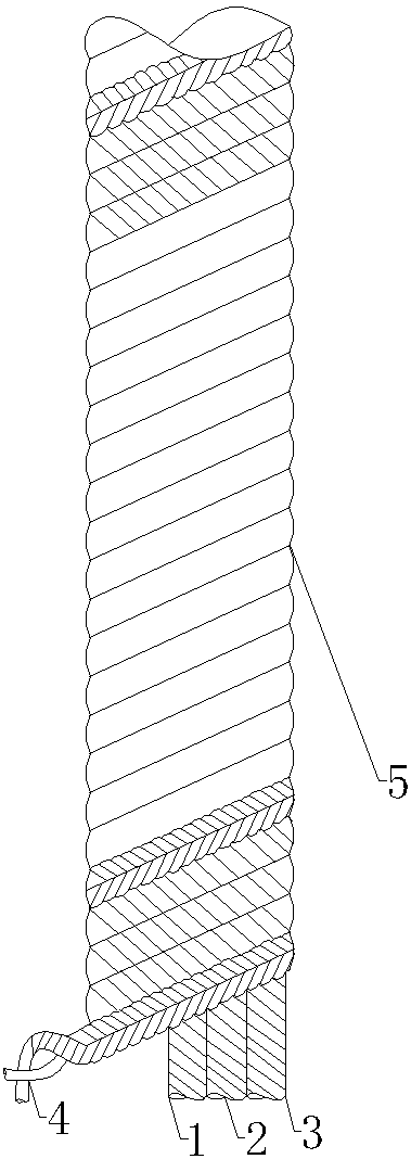 A composite material sewing thread for sewing polyphenylene sulfide filter bags