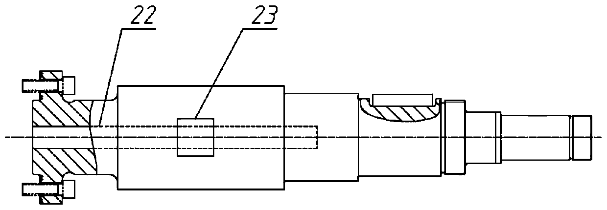 Shaftless pump-jet propeller hydrodynamic force performance test apparatus