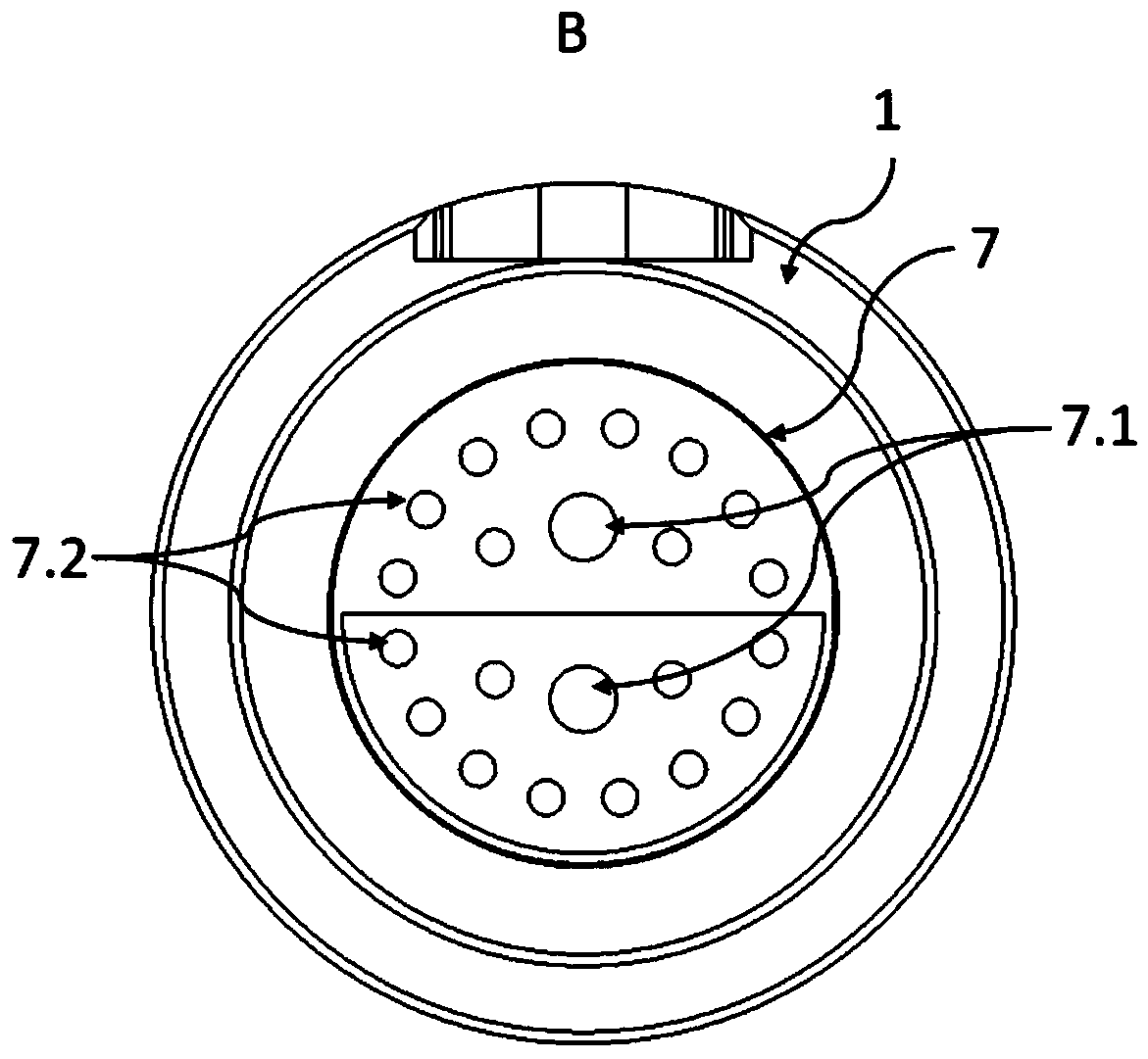 Multi-core direct-insert electric connection structure for while-drilling instrument