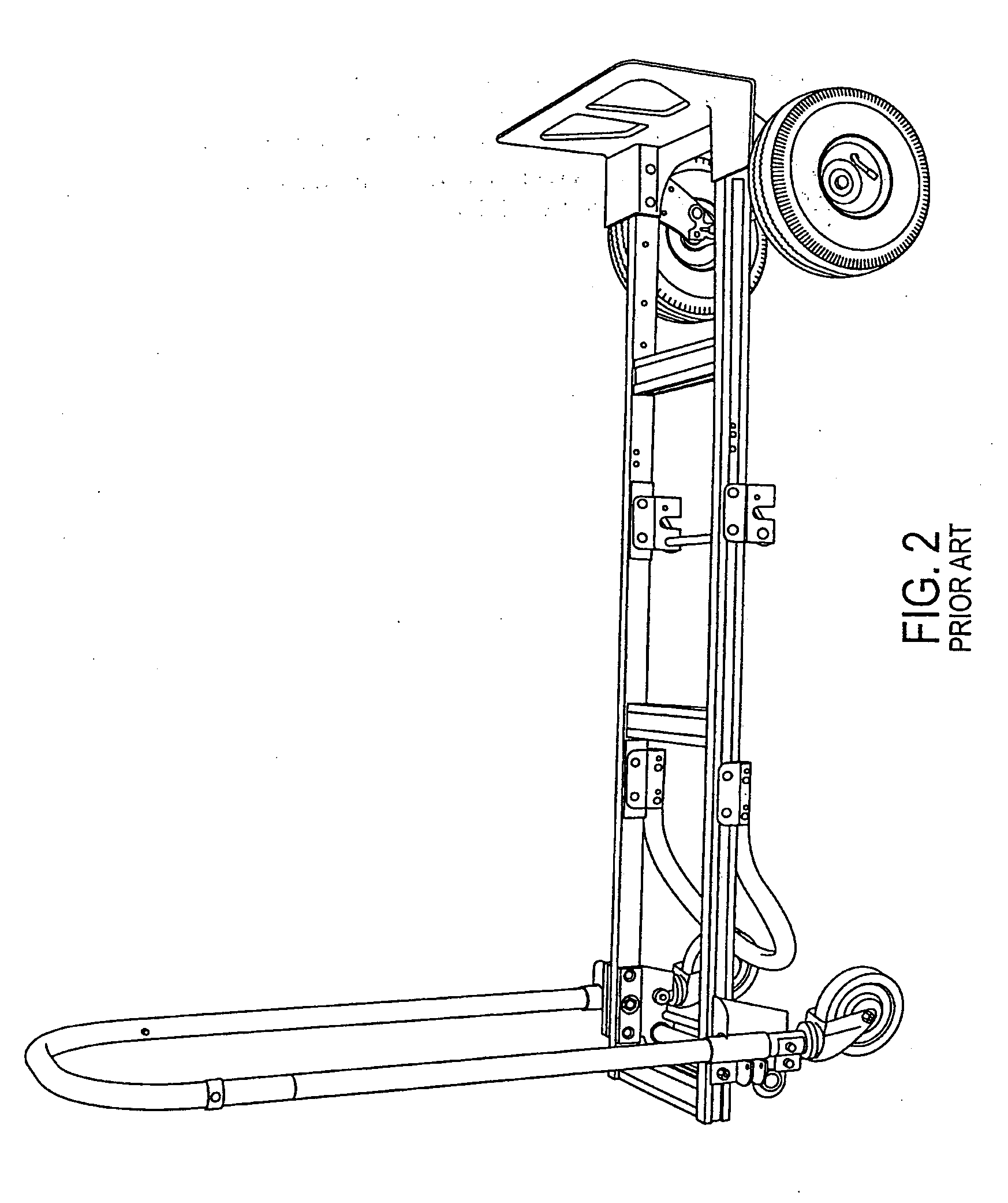 Pallet jack system and method for the transportation of stackable packaged goods pallets