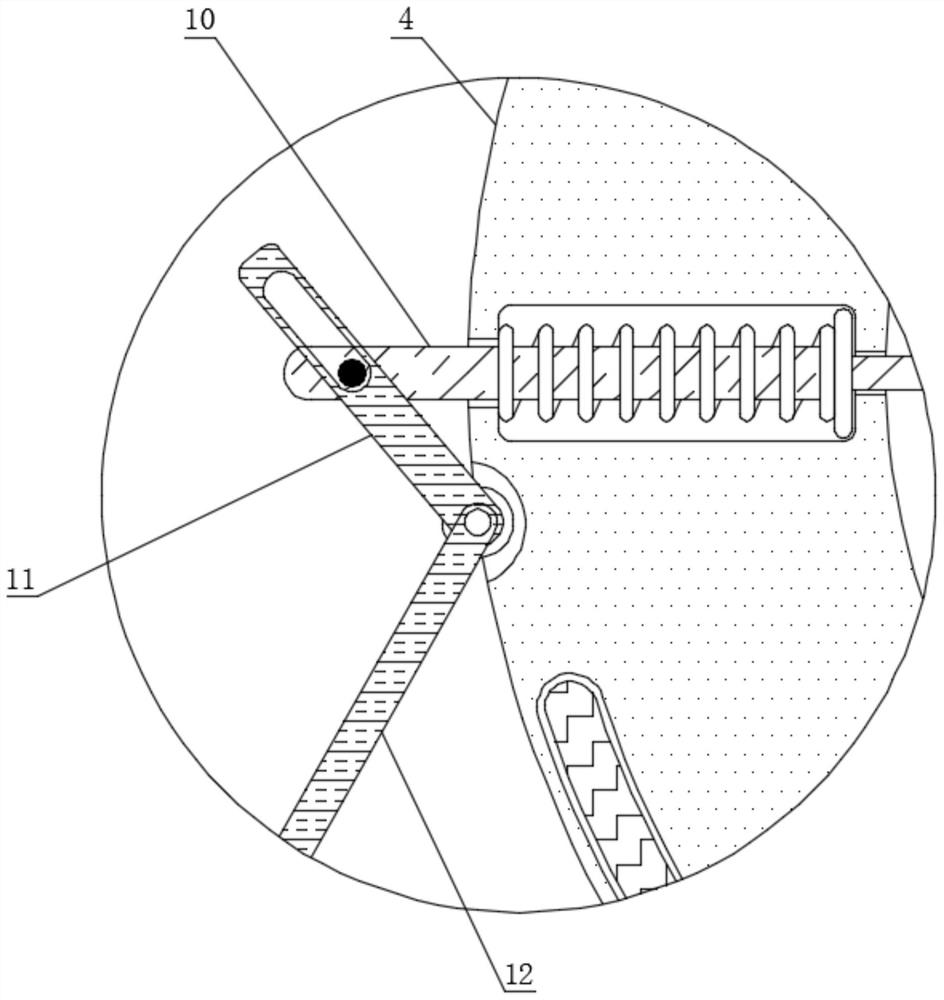 Chemical raw material equivalent feeding device not prone to being blocked