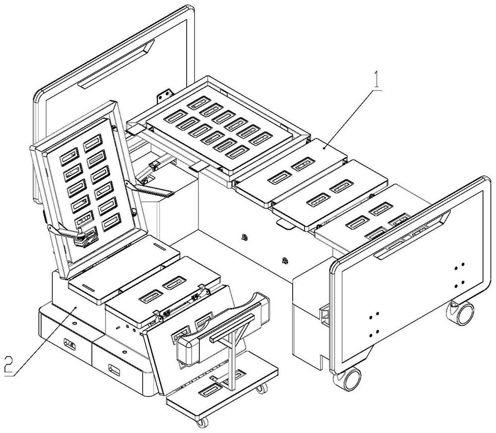 Full-automatic bed-chair robot with standing function