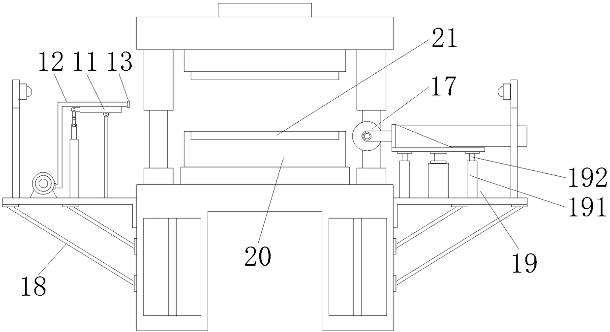 Automatic slag removal device used for stamping die