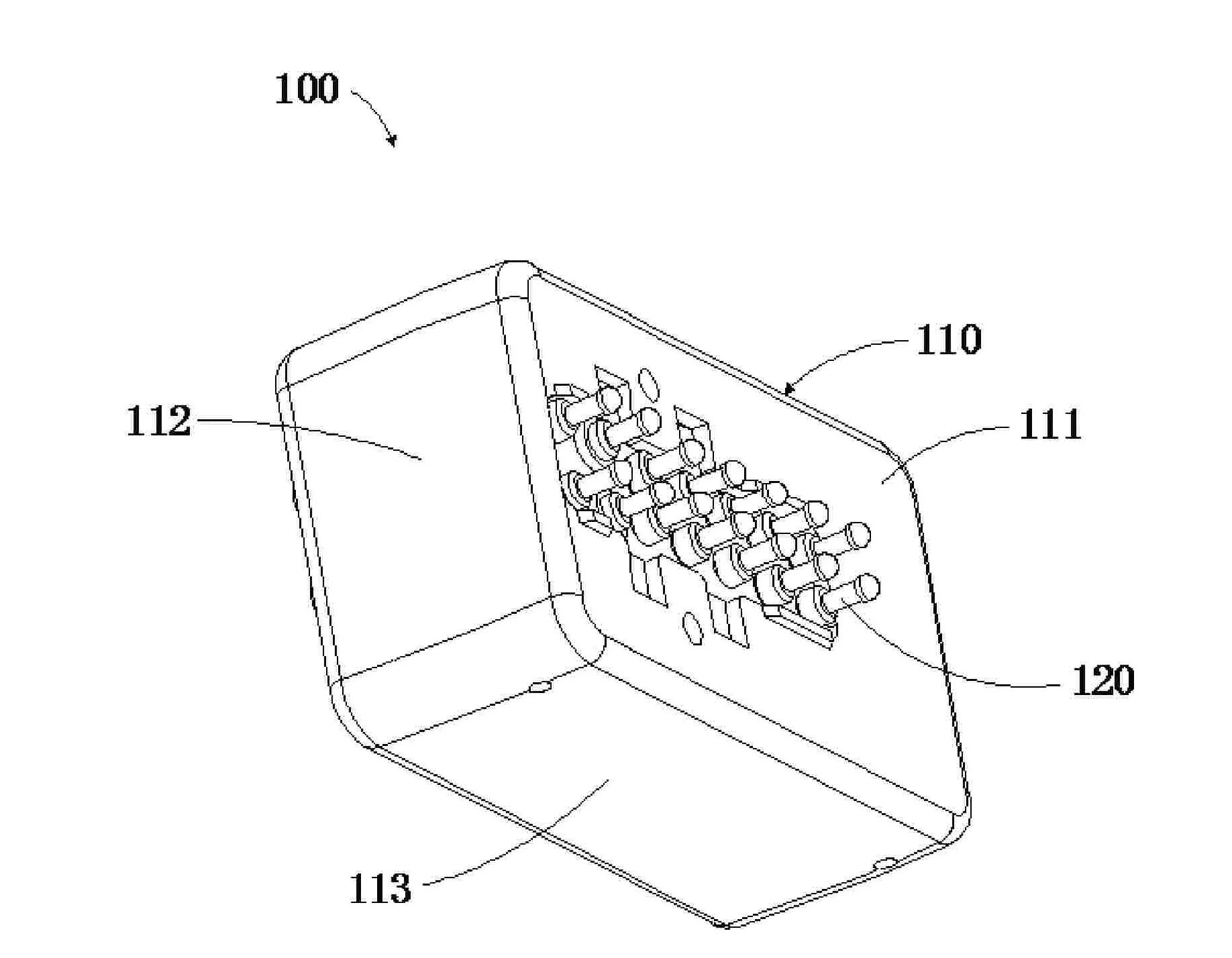 Electric connector and electric coupler assembly