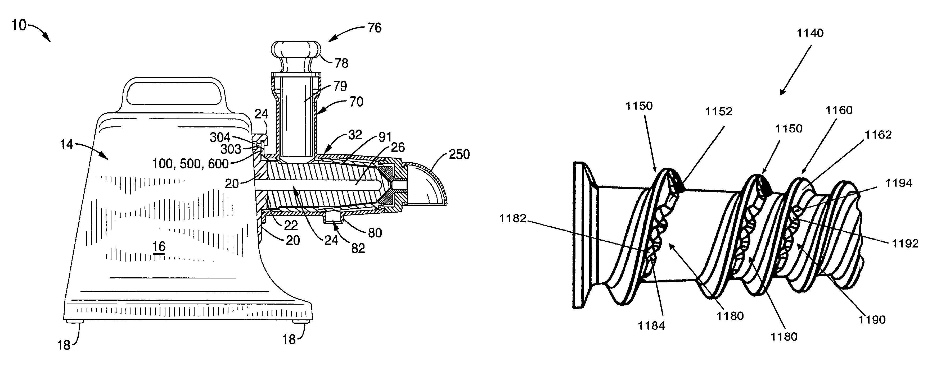 Power juicer