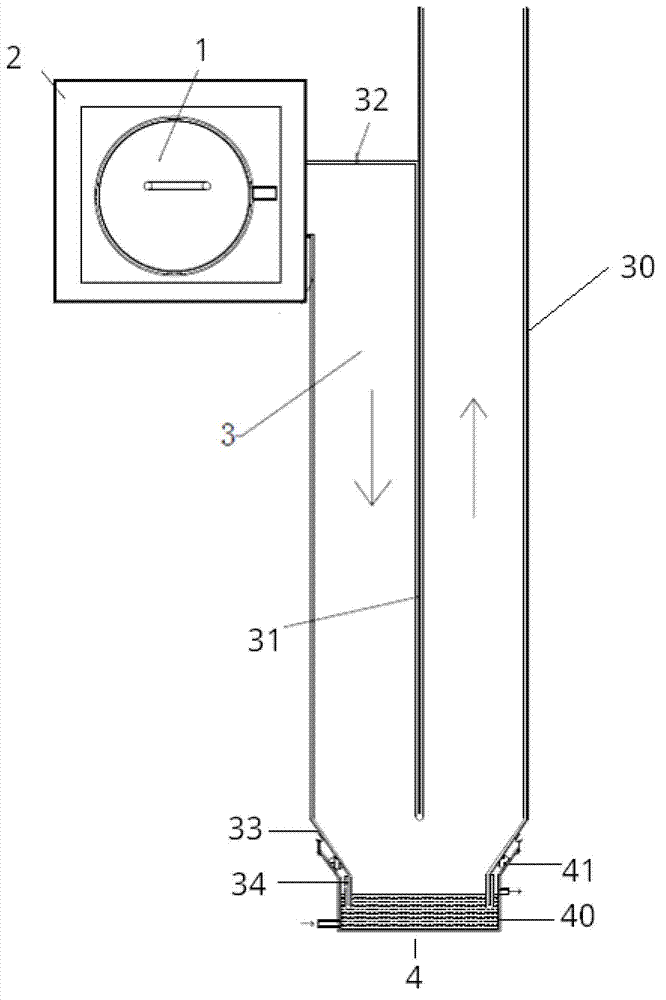 Exhaust pipe buffer tank of phosphorus diffusion furnace