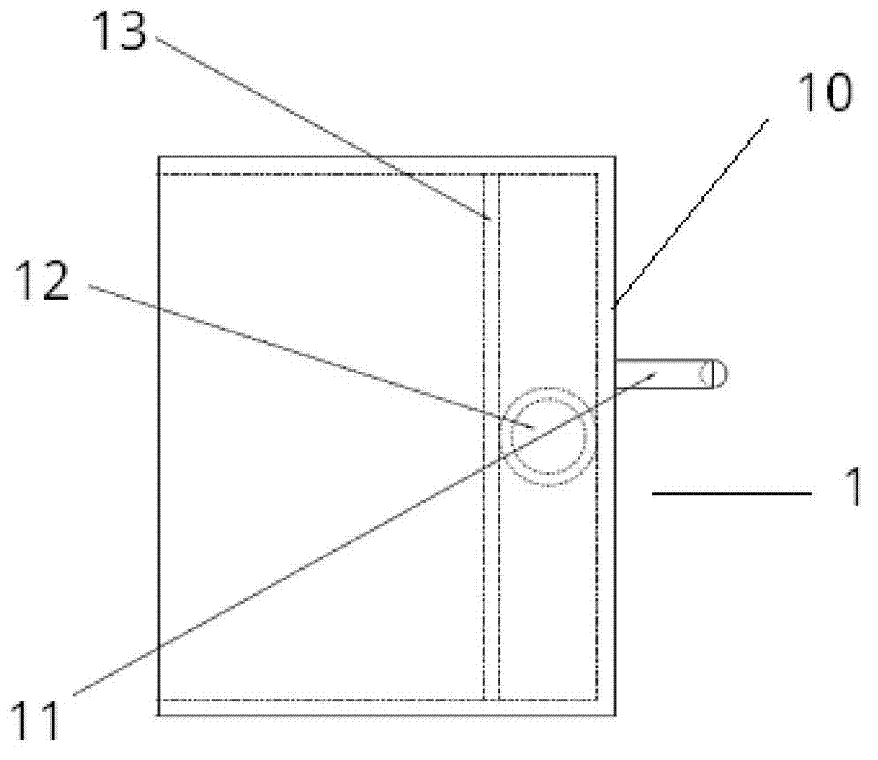 Exhaust pipe buffer tank of phosphorus diffusion furnace