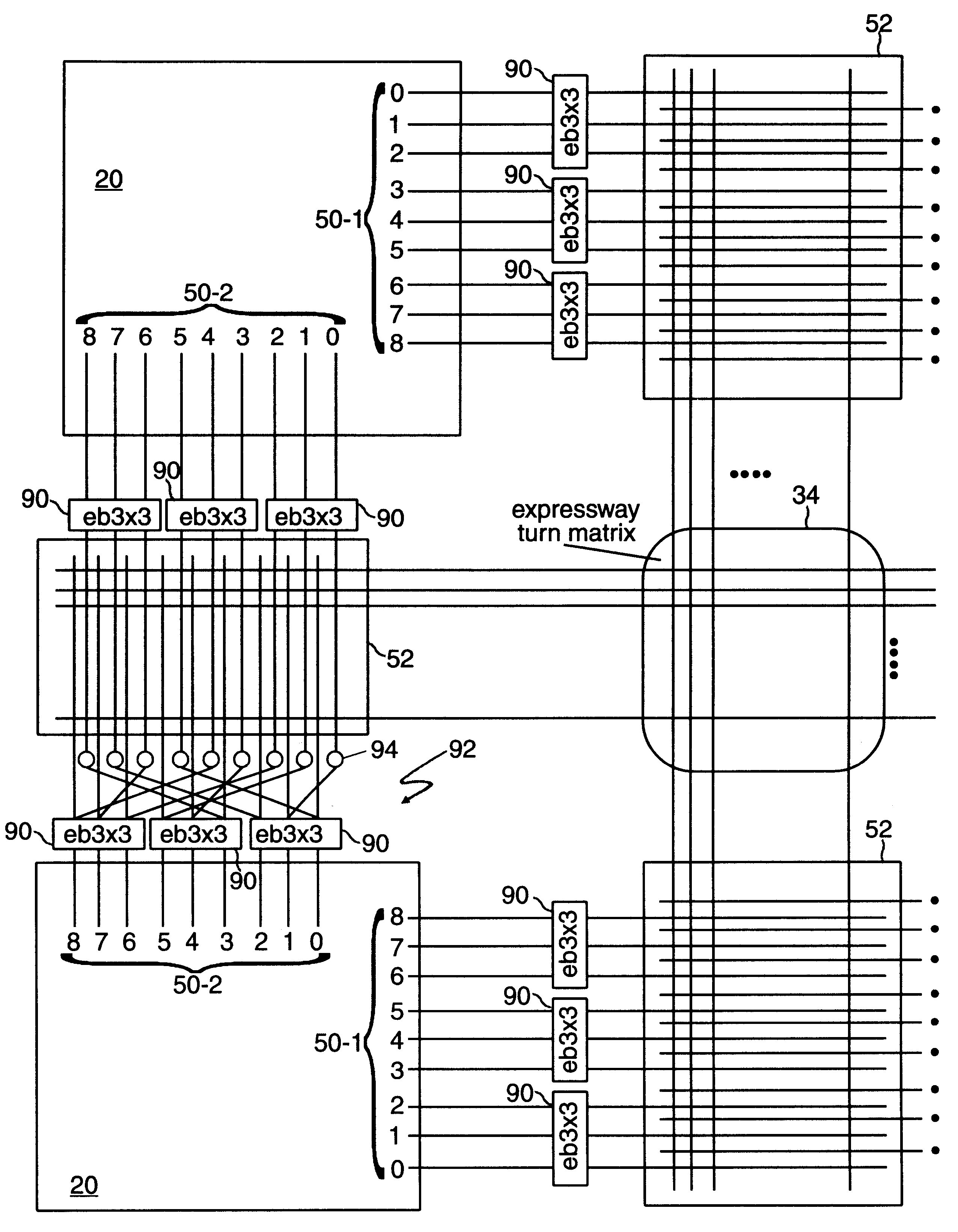 Block level routing architecture in a field programmable gate array