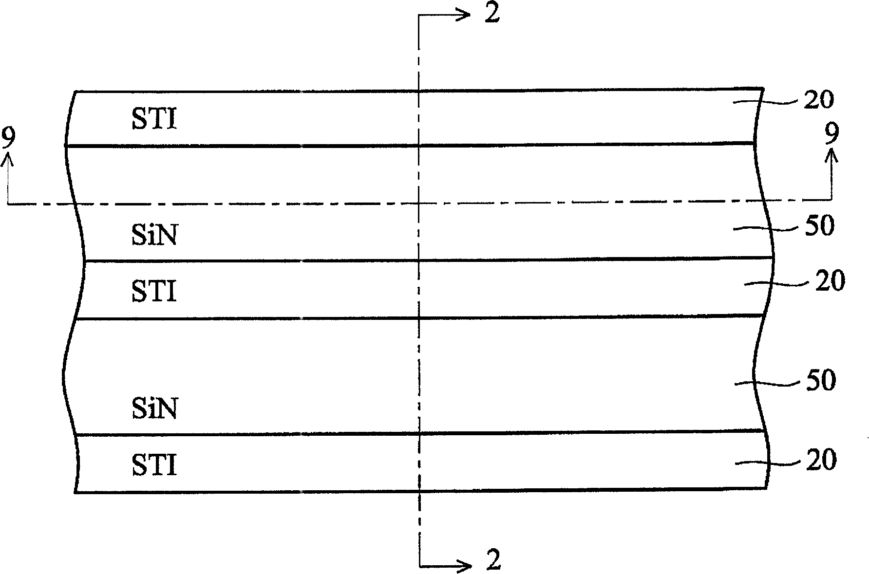 Separation grid flash element and manufacture method thereof