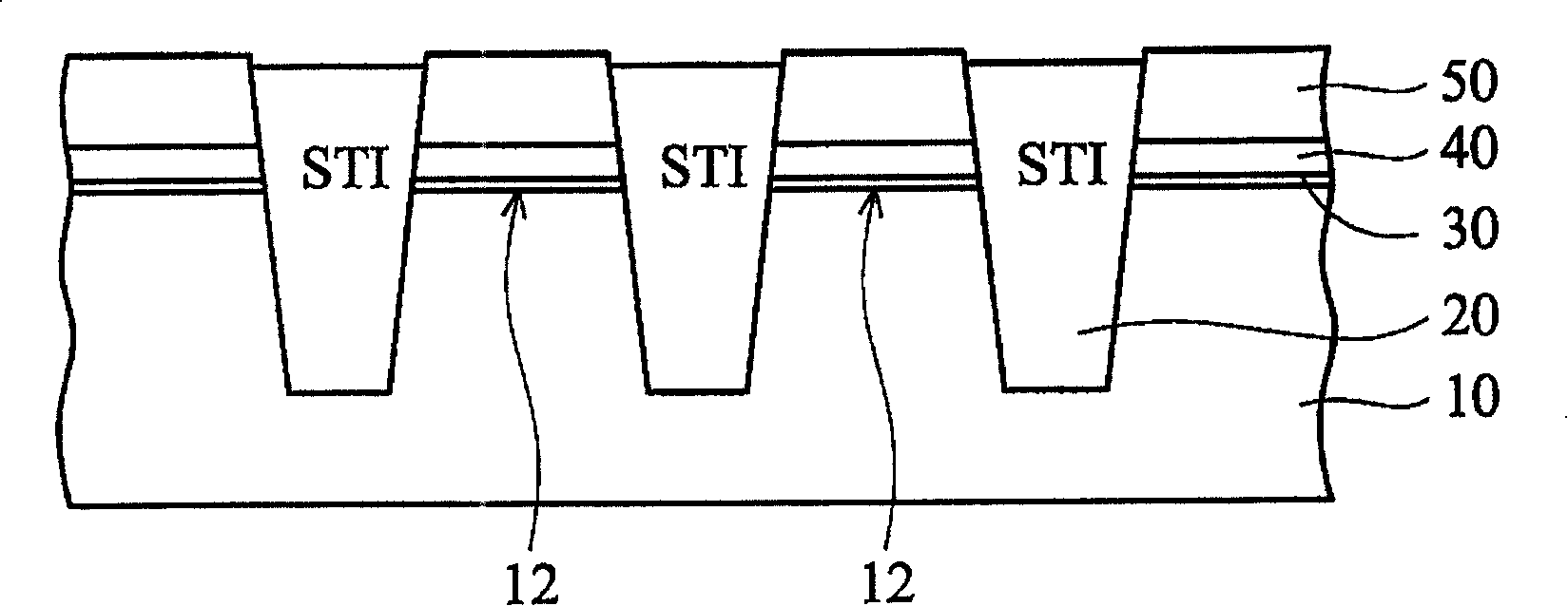 Separation grid flash element and manufacture method thereof