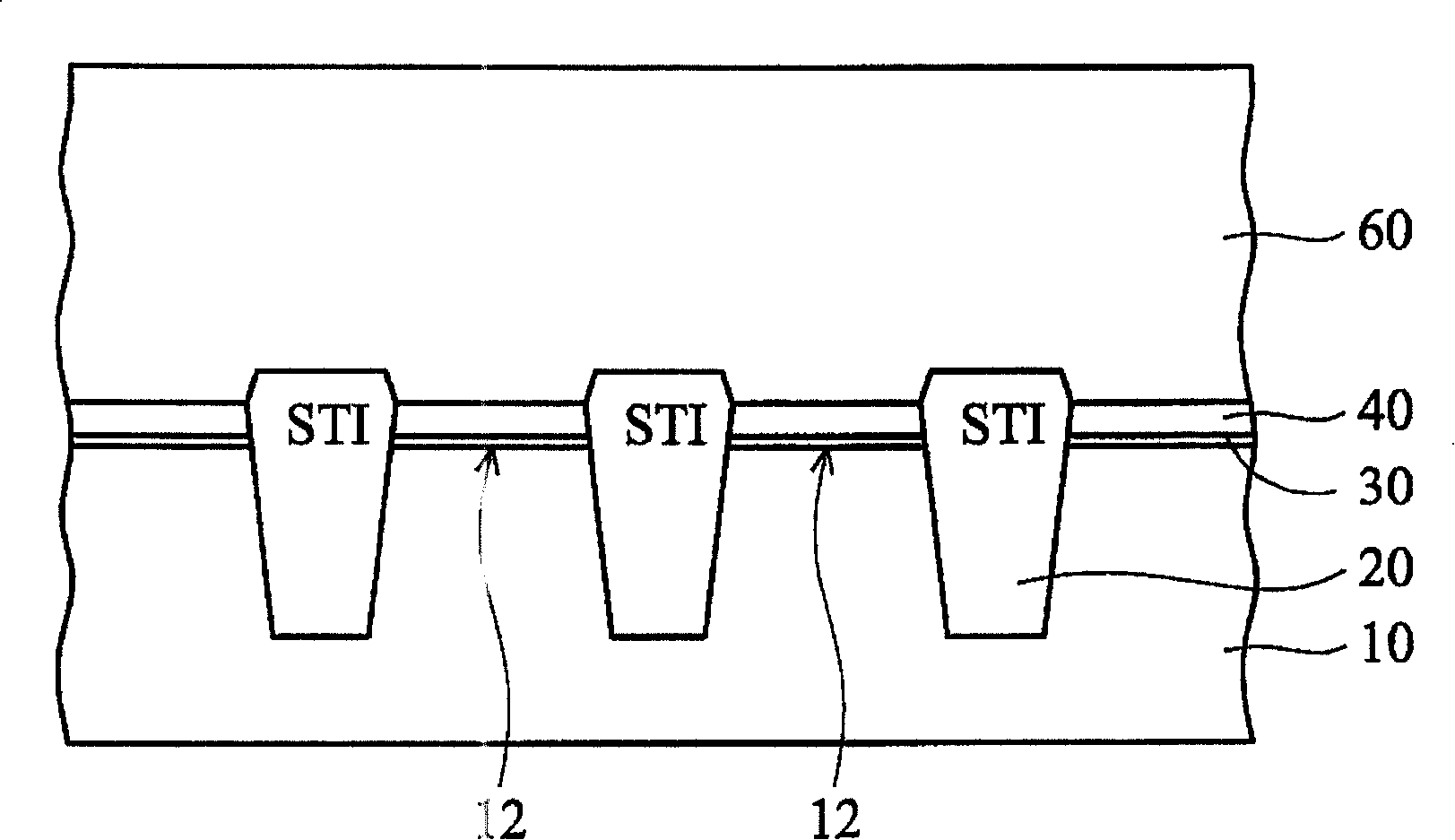 Separation grid flash element and manufacture method thereof