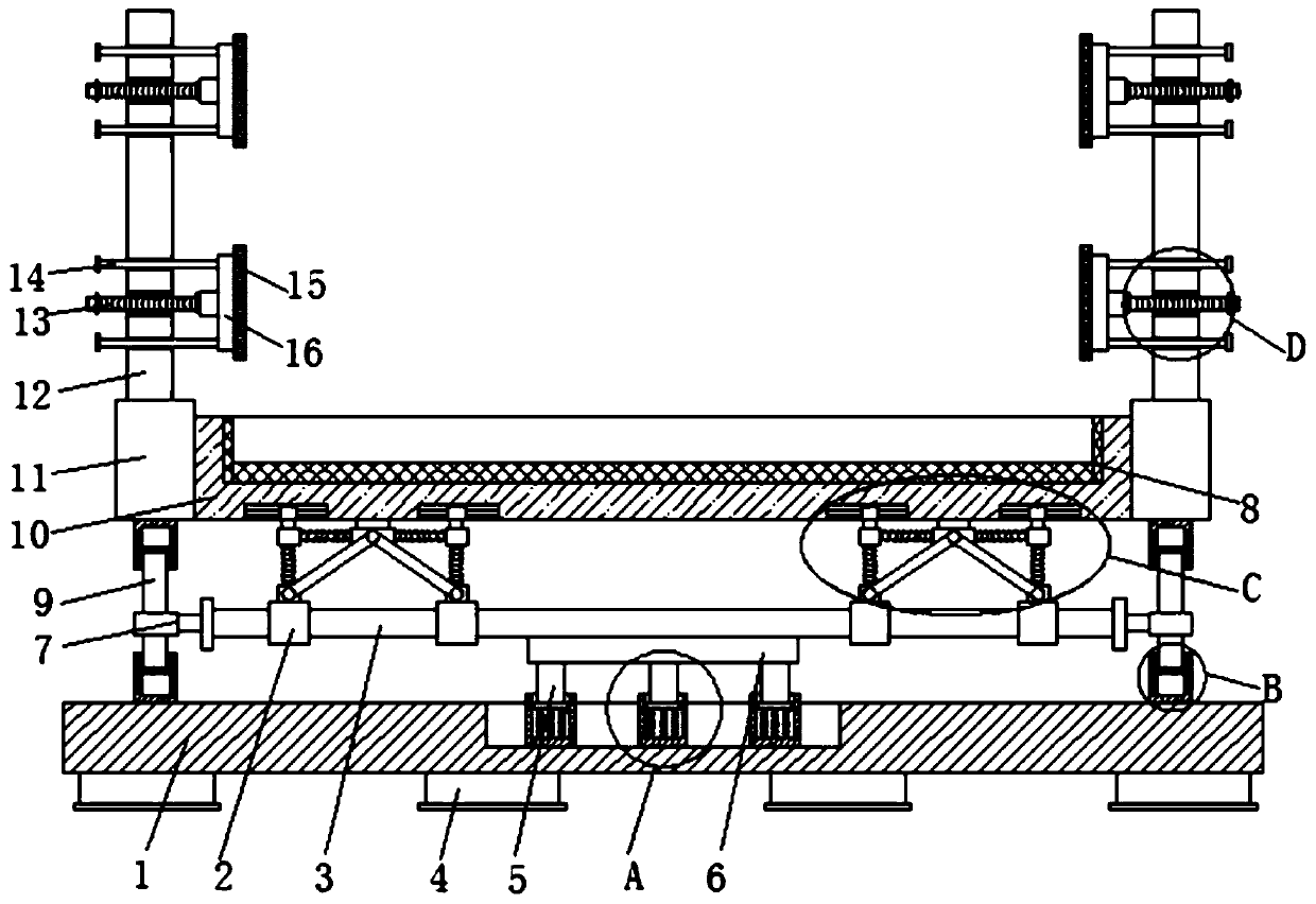 Electromechanical equipment installation protection device and using method thereof