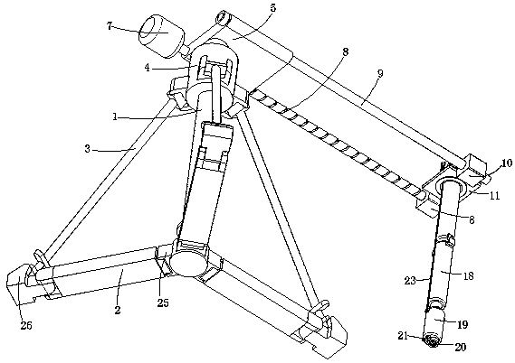 Draw shaft intelligent monitoring device