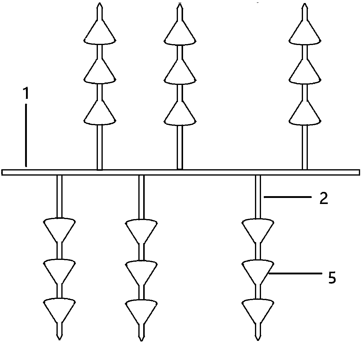 Absorbable tissue closed fixing device