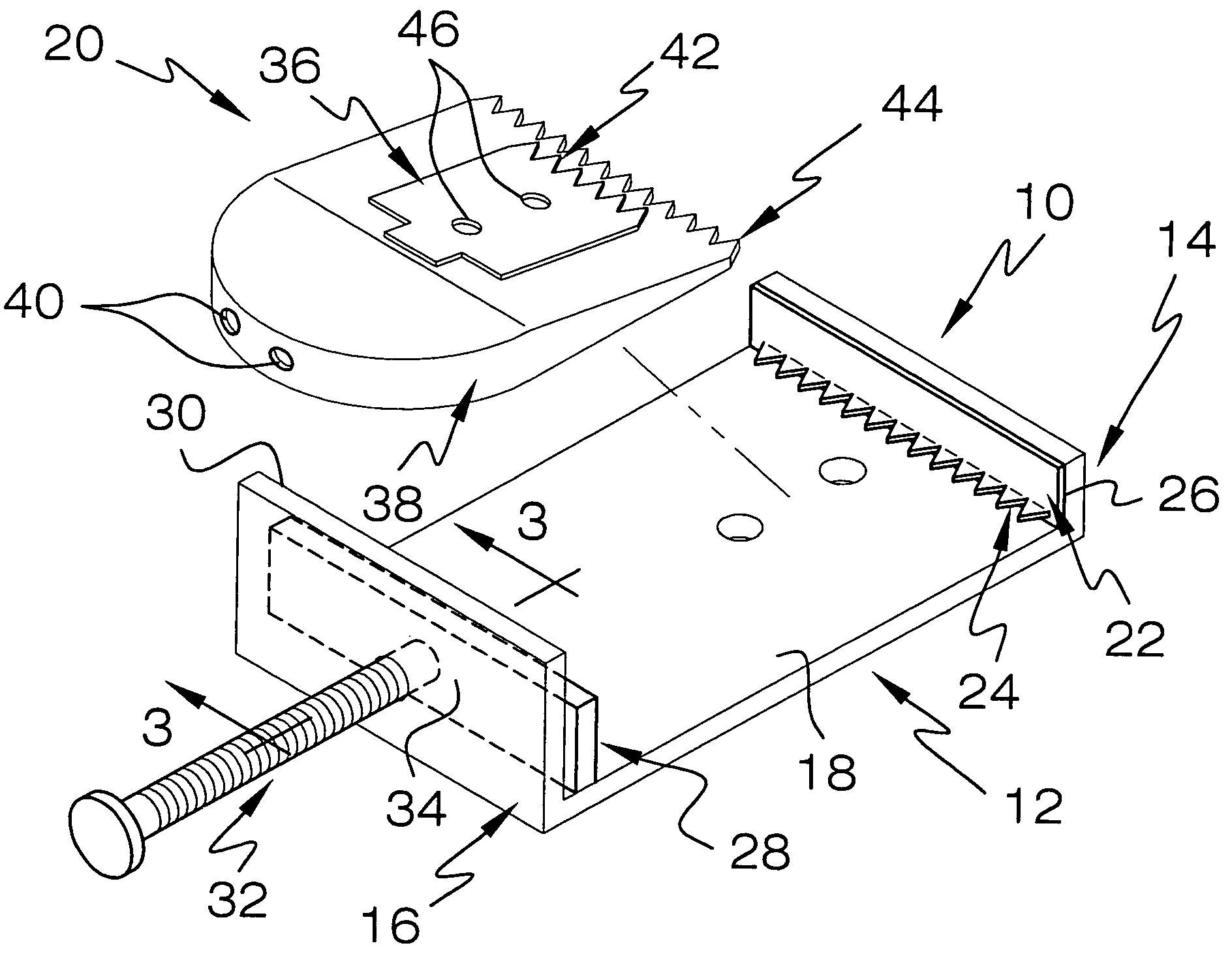 Blade setting tool