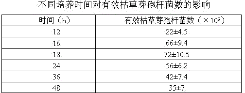 Method for production of bacillus subtilis preparation by utilizing ethanol industrial yellow water