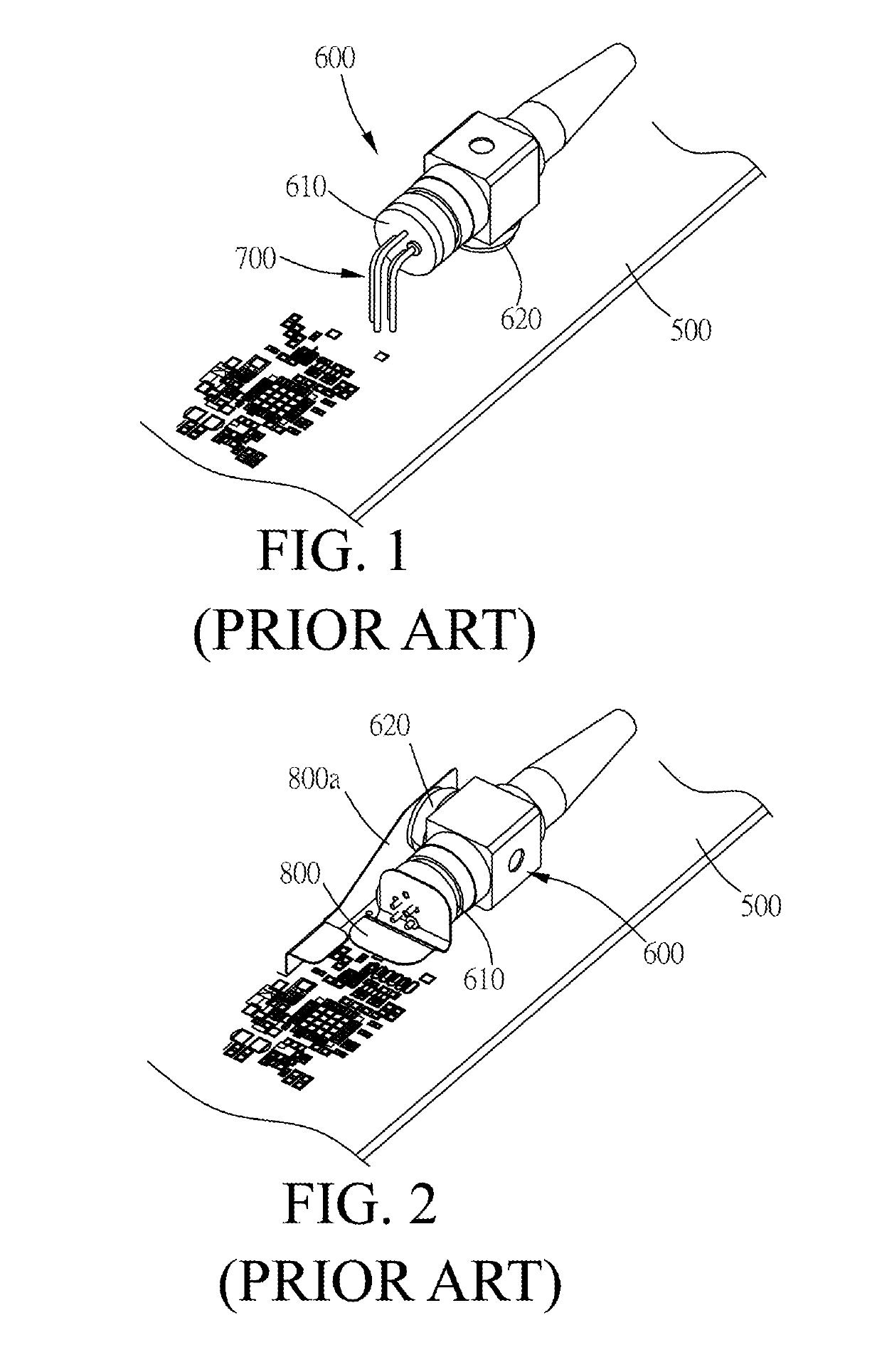 Bi-directional optical sub assembly connecting structure