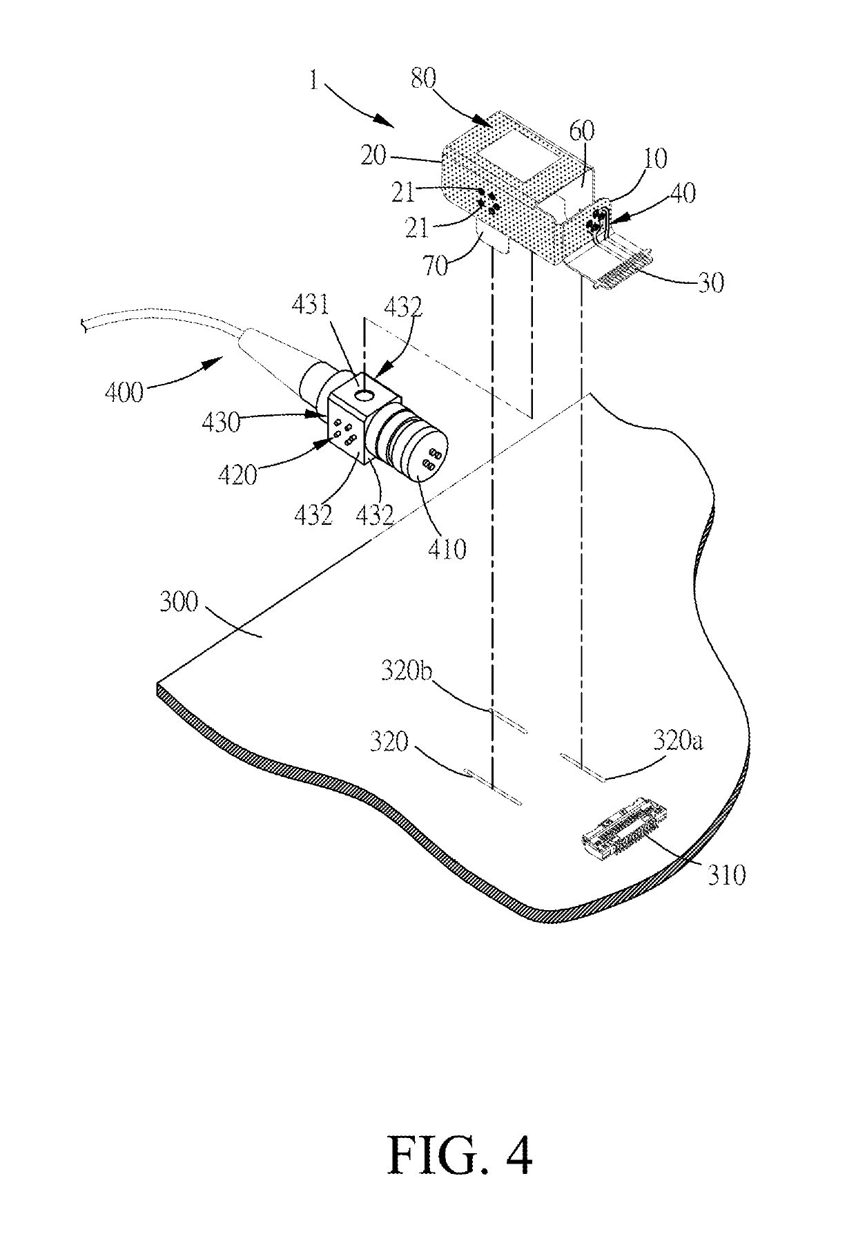 Bi-directional optical sub assembly connecting structure