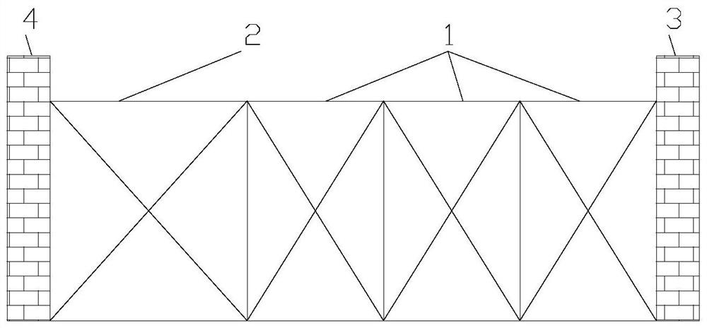 A prefabricated wall and its installation method