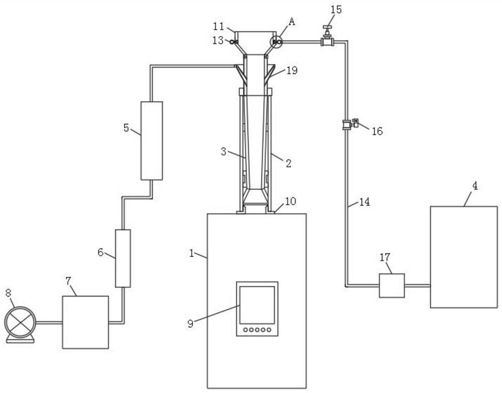 Vomit collection device with function of preventing peculiar smell for nursing in radiotherapy department