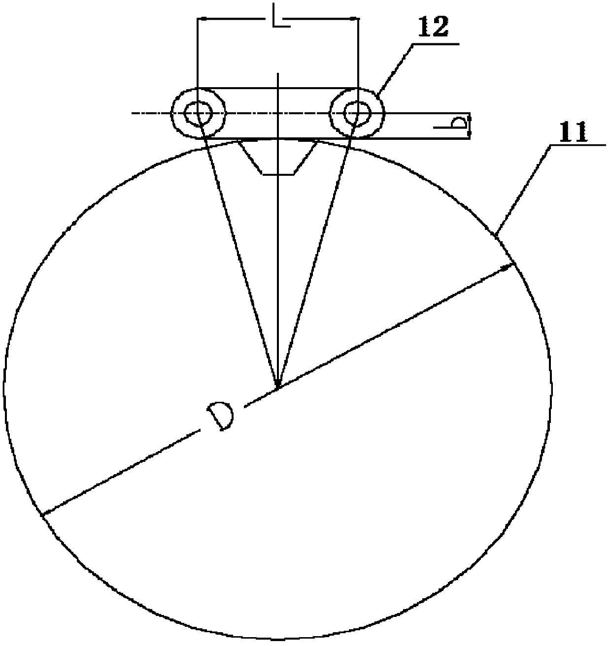 Driving wheel assembly, and crawler-type crane driving mechanism and matching adjusting method thereof