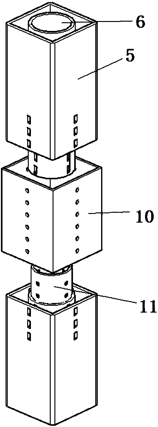 Total assembled steel framework structural system with restoration function