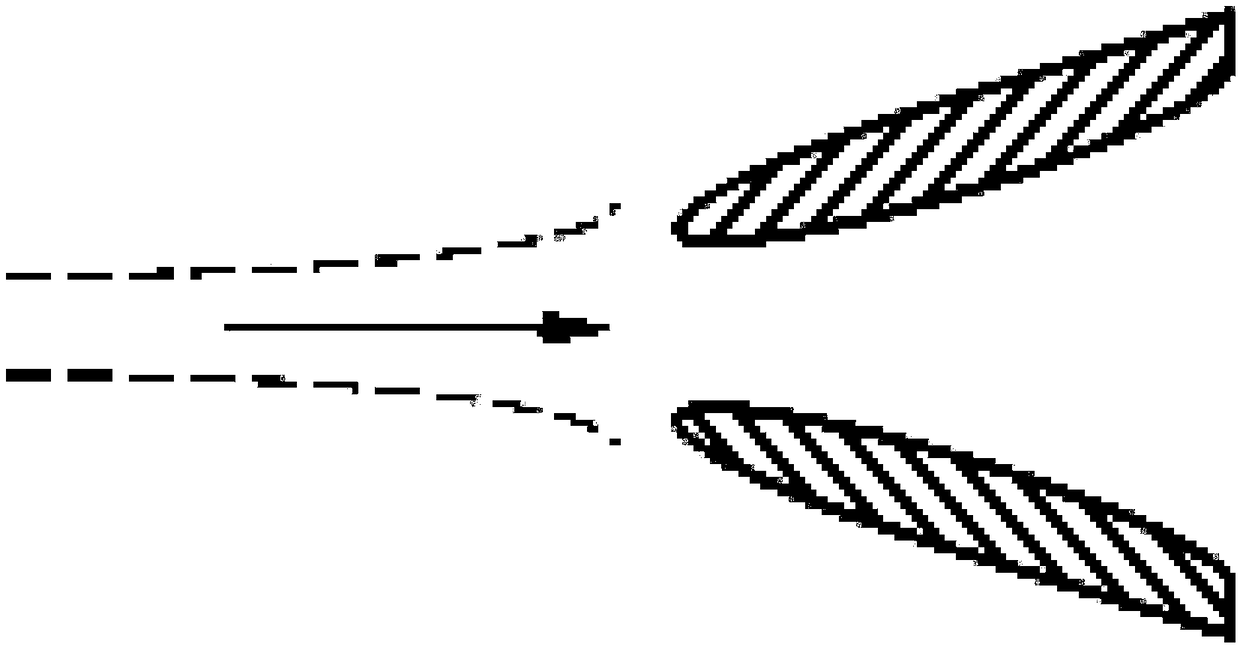 A ram air entrainment structure