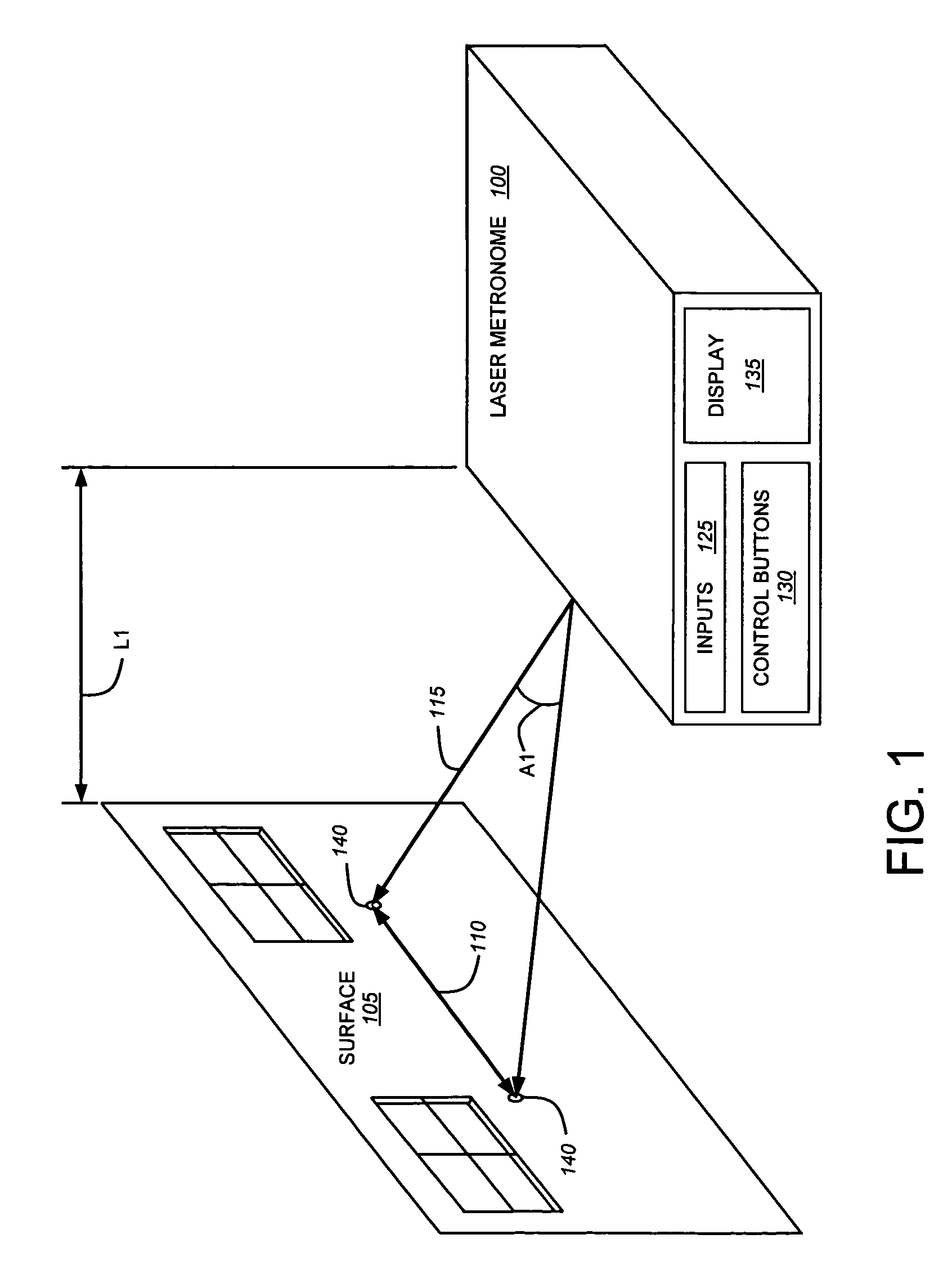 Metronome with projected beat image