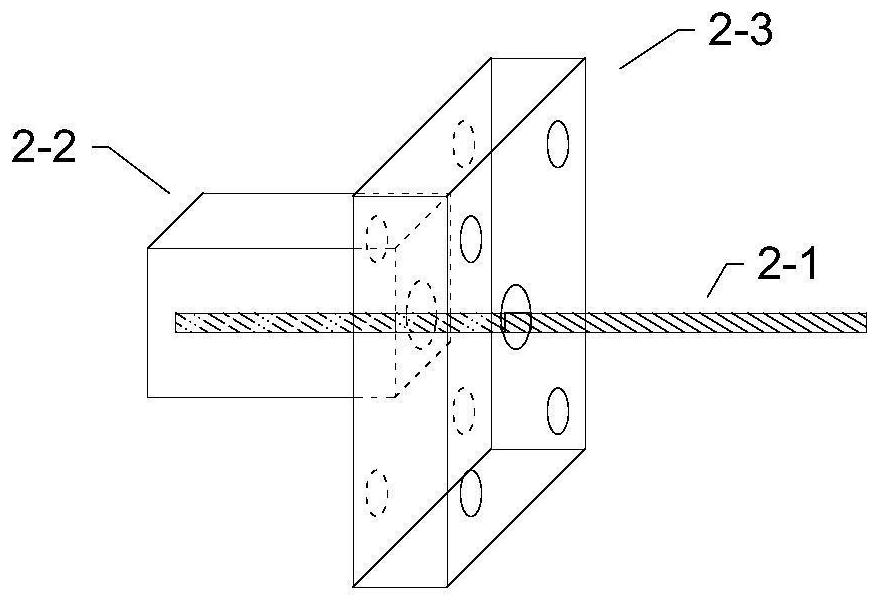 Anchor rod cable system cooperative bearing performance testing device and method