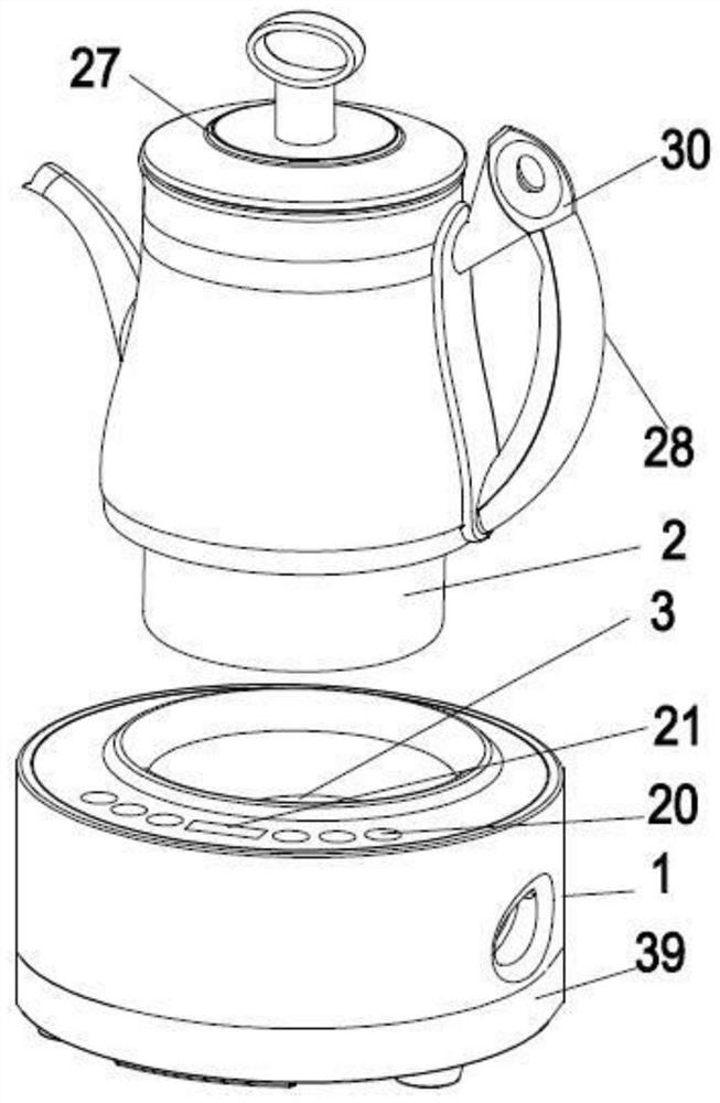 A timing unattended automatic dosing medicine pot