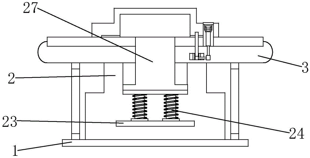 Discharge device used for quality detection of mechanical parts